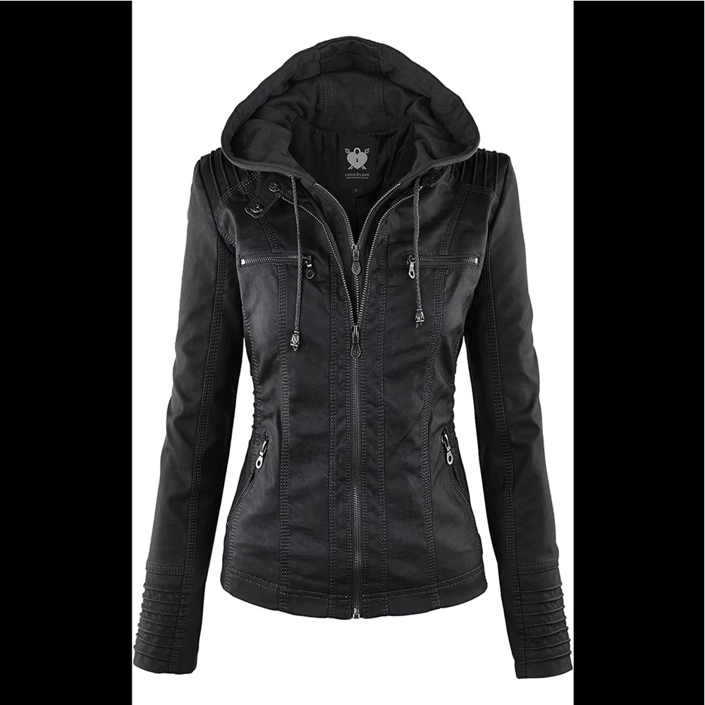 NWT Faux Leather Jacket